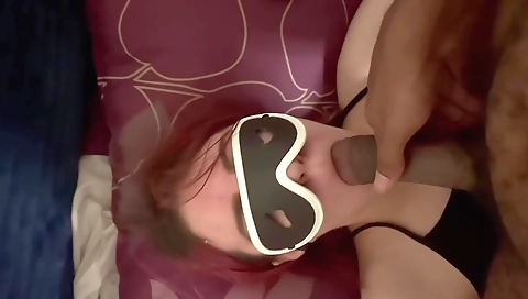 Hot stepbrother fucks her cunt deepthroat and handsjob