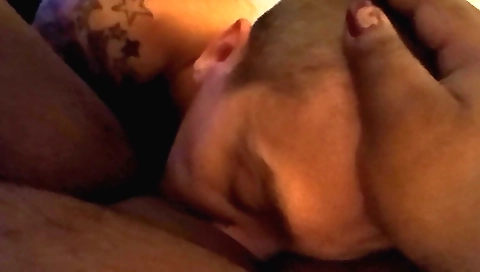 Black pussy fucking a black bitch in a brown dress