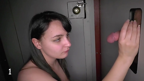 Amateur interracial threesome with a hot brunette in bondage