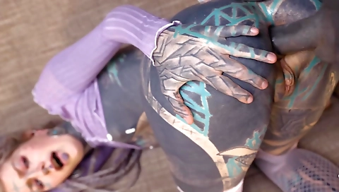 Horny brunette and hardcore anal action for busty babe