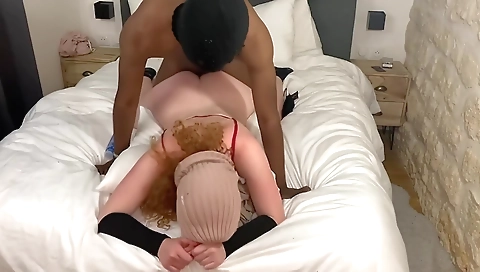 Blonde with a big ass and a huge big ass is creampied