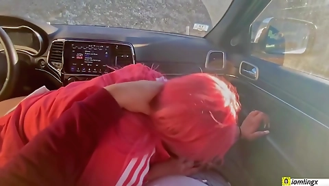 Asian teen with a great big cock sucking a big dick