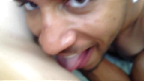 Interracial masturbation amateur vid with a blonde