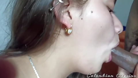 Brunette stepsister with a hot shaved pussy gets challenged