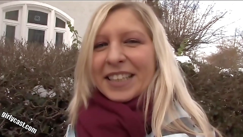 Dina showing off her black cock and getting cumed in a couple