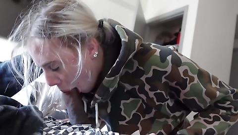 Horny blonde with a big ass gets fucked by her stepdaddy