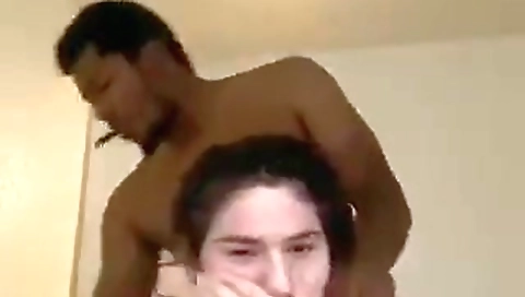 Hot amateur brunette 18+ gets fucked on the webcam