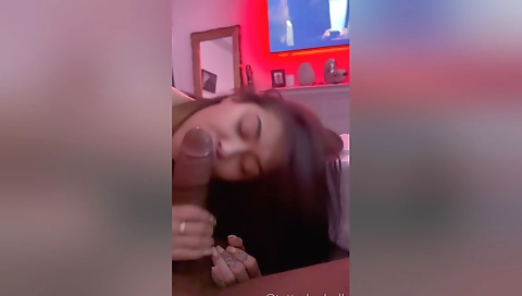 Tattooed brunette gets fingered and fingered in milf video