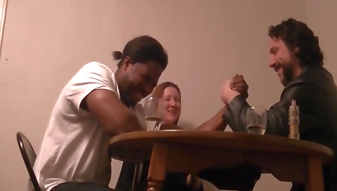 Amateur red head gets fucked by her black boyfriend