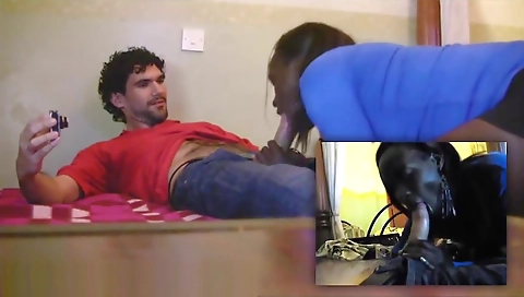 African amateur girl gets fucked hard on the beach