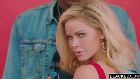 Blonde teen gets her hot butt fucked by a big cock