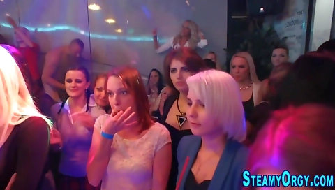 Blonde amateur with big tits gets her pussy deep-throated